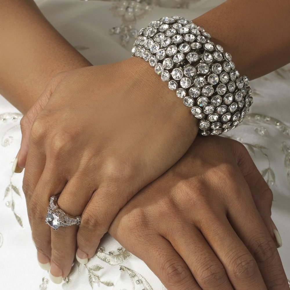 Ladies Cuff Stretch Bracelet